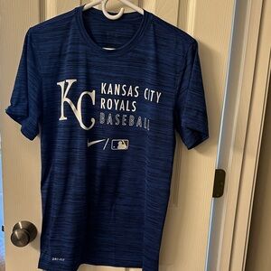 Nike Blue Kansas City Royals Baseball Tee